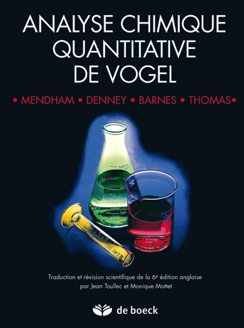 Analyse chimique quantitative de Vogel