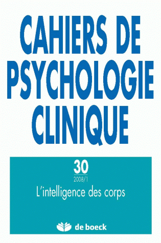 CAHIERS DE PSYCHOLOGIE CLINIQUE 2008/1 N.30