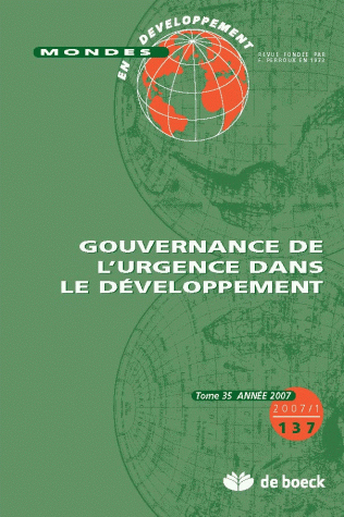 MONDES EN DEVELOPPEMENT 2007/1 N.137