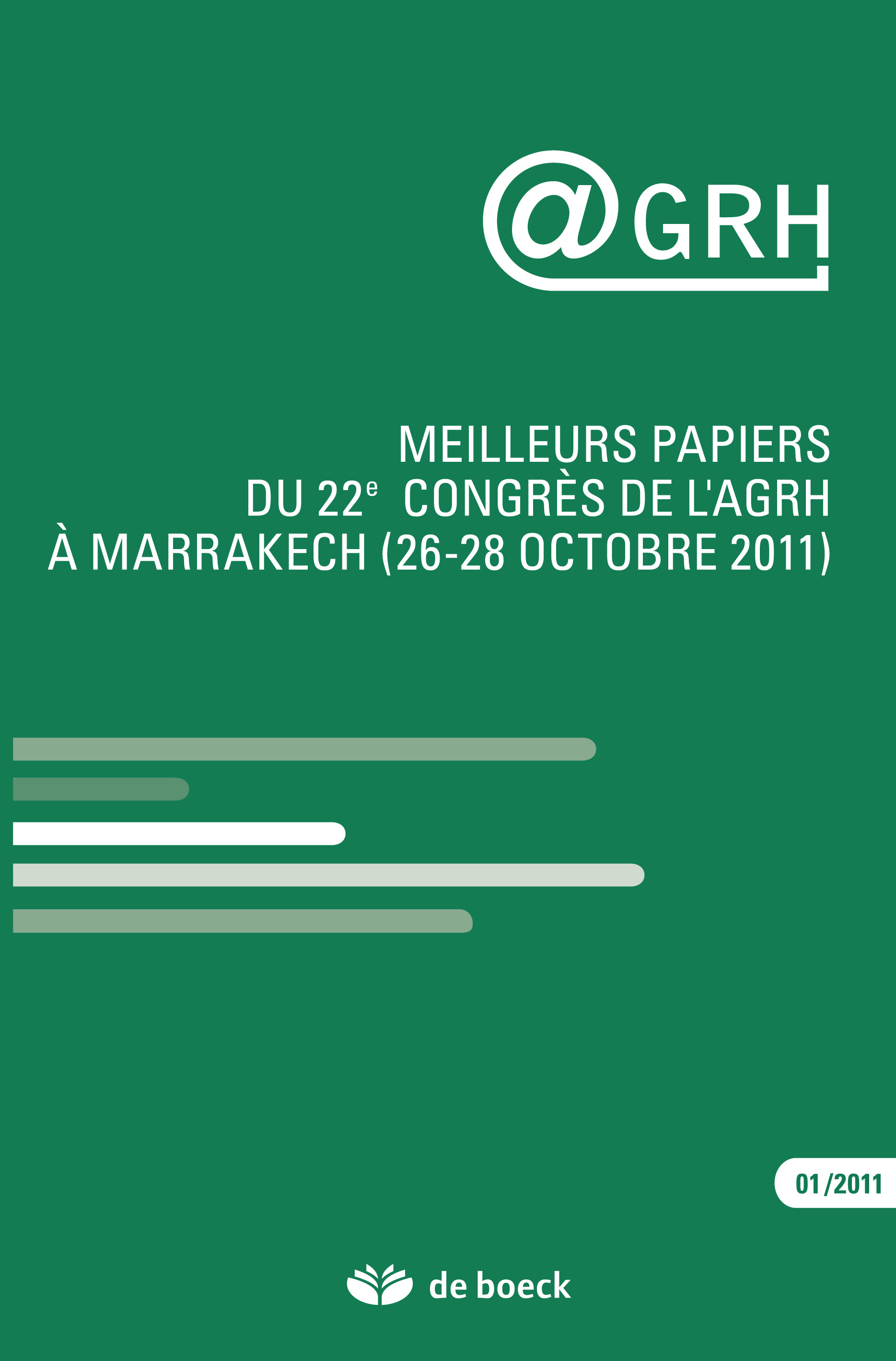 REVUE GRH 2011/01