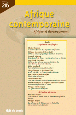 AFRIQUE CONTEMPORAINE 2005/4 N.216