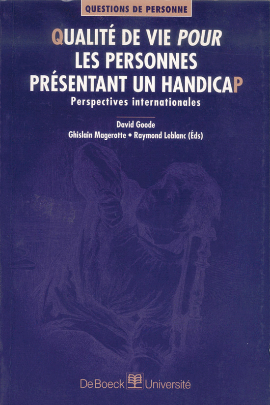 QUALIT.VIE PR PERS.PRESENTANT HANDICAP