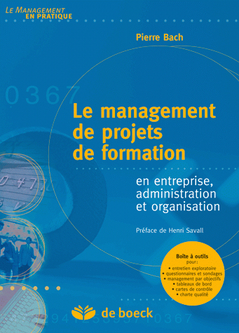 Le management de projets de formation