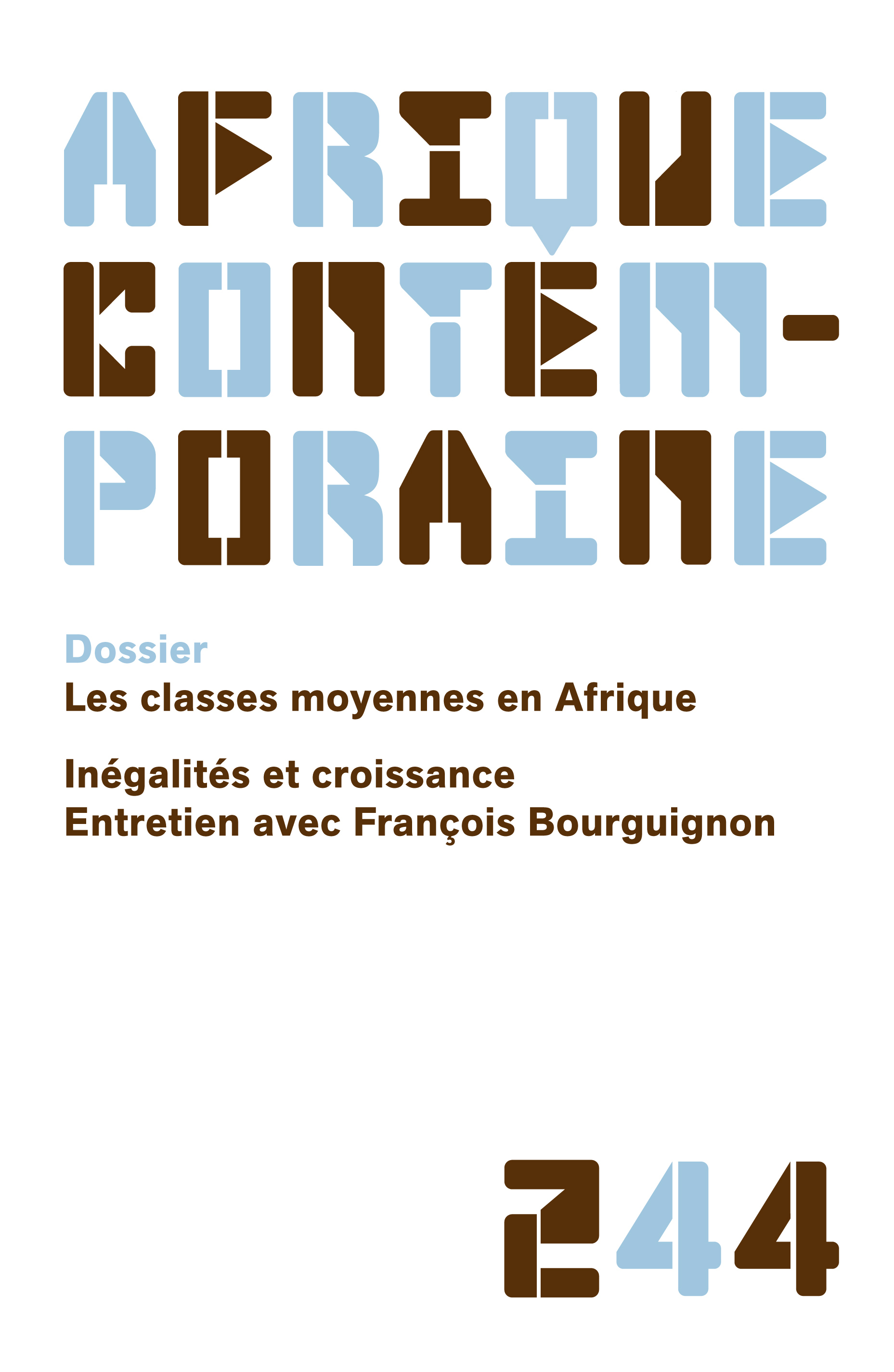 AFRIQUE CONTEMPORAINE 2012/4 N.244