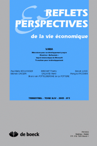 REFLETS ET PERSPECTIVES DE LA VIE ECONOMIQUES 2005/3
