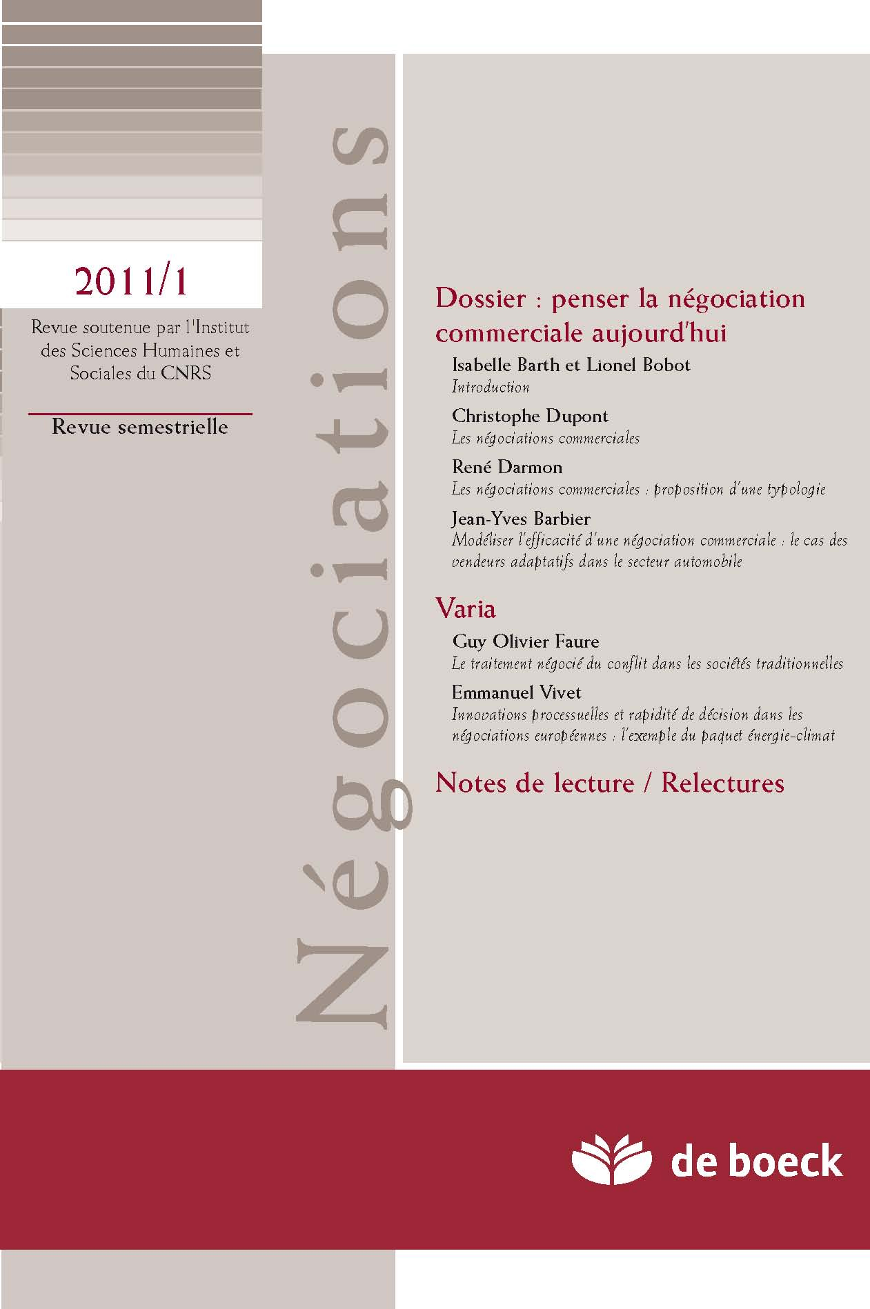 NEGOCIATIONS 2011/1 N.155
