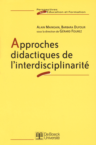 APPROCHES DIDACTIQUES DE L'INTERDISCIPLINARITE