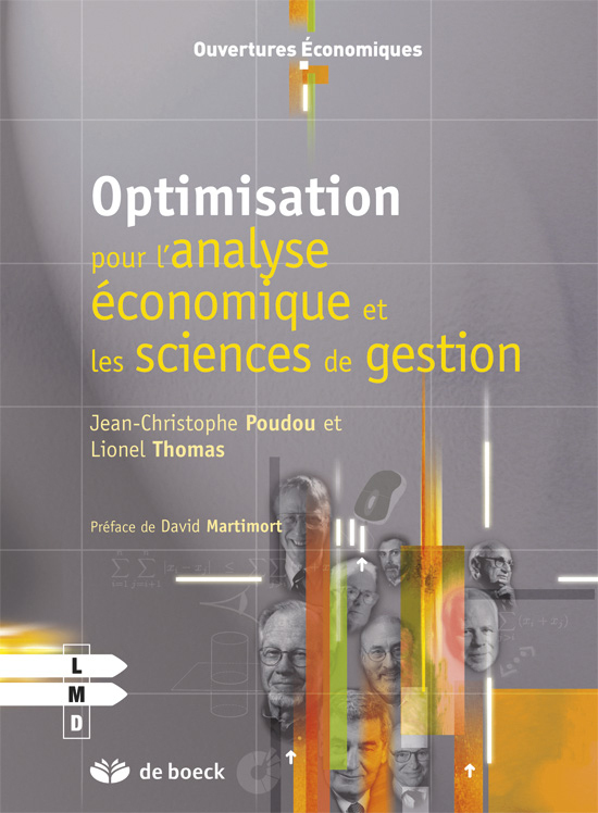 Optimisation pour l'analyse économique et les sciences de gestion