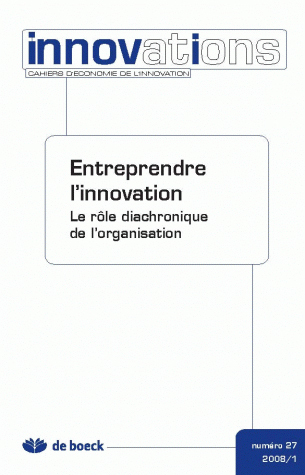CAHIERS D'ECONOMIE DE L'INNOVATION 2008/1 N.27