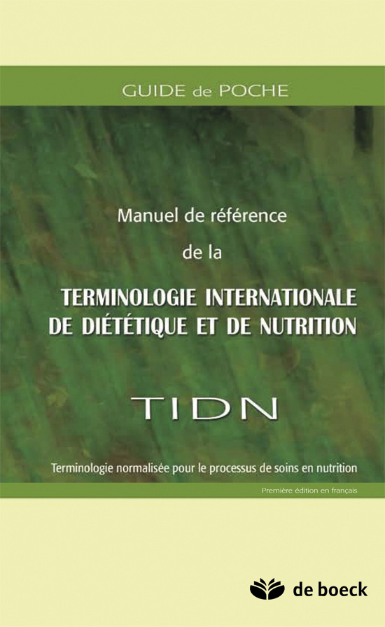 Guide de poche du manuel de référence de la terminologie internationale de diététique et de nutrition