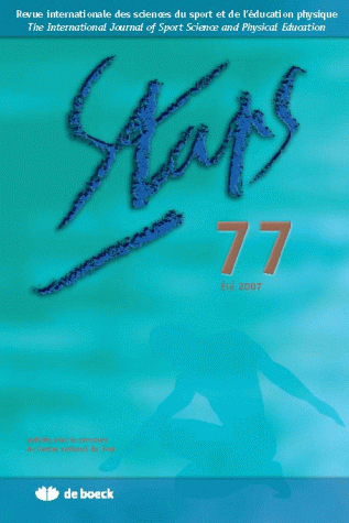 STAPS 2007/3 N.77 ETE 2007