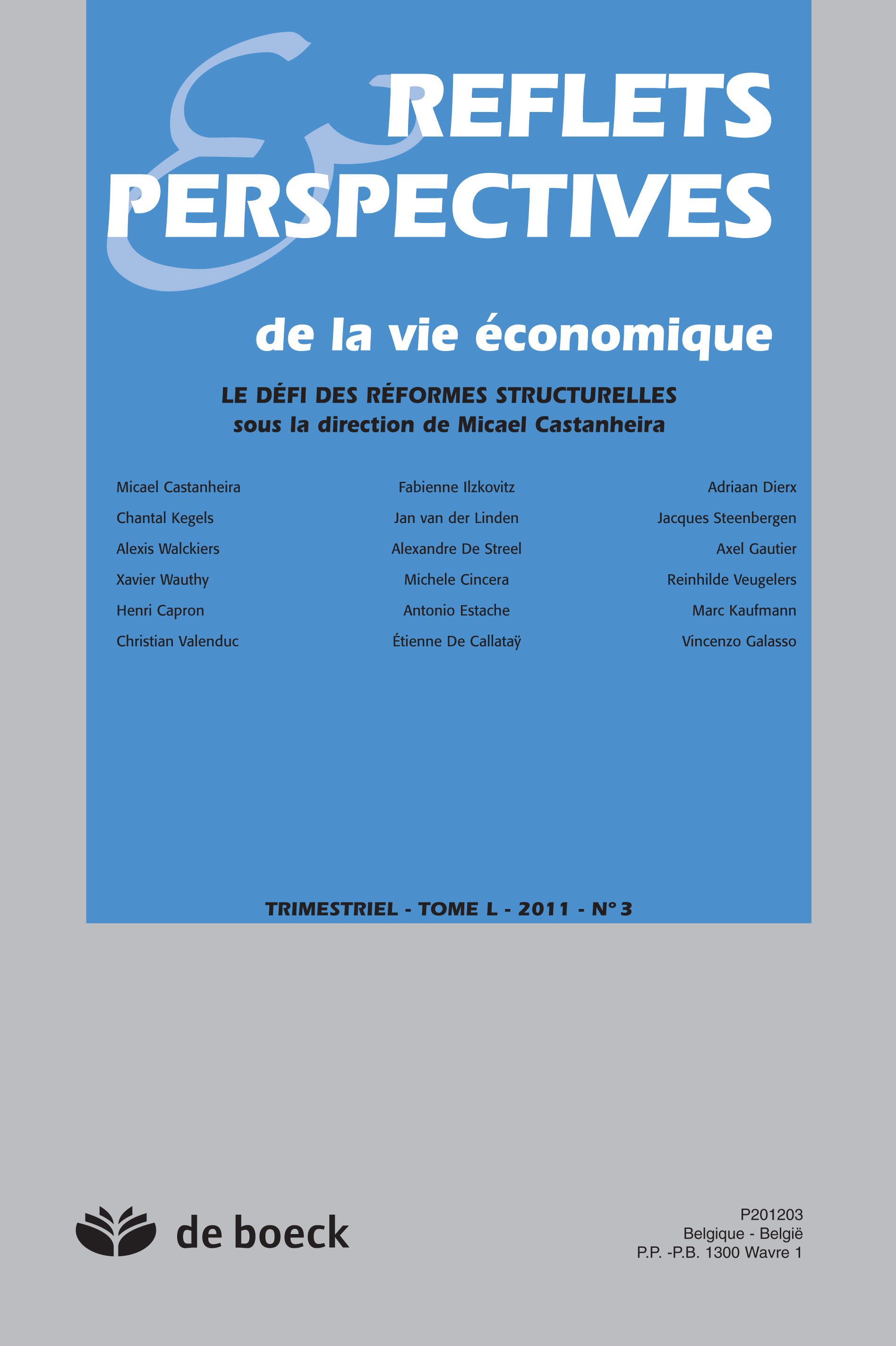 REFLETS ET PERSPECTIVES VIE ECONOMIQUE 2011/3