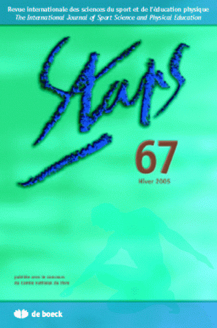STAPS 2005/1 N.67 HIVER 2005