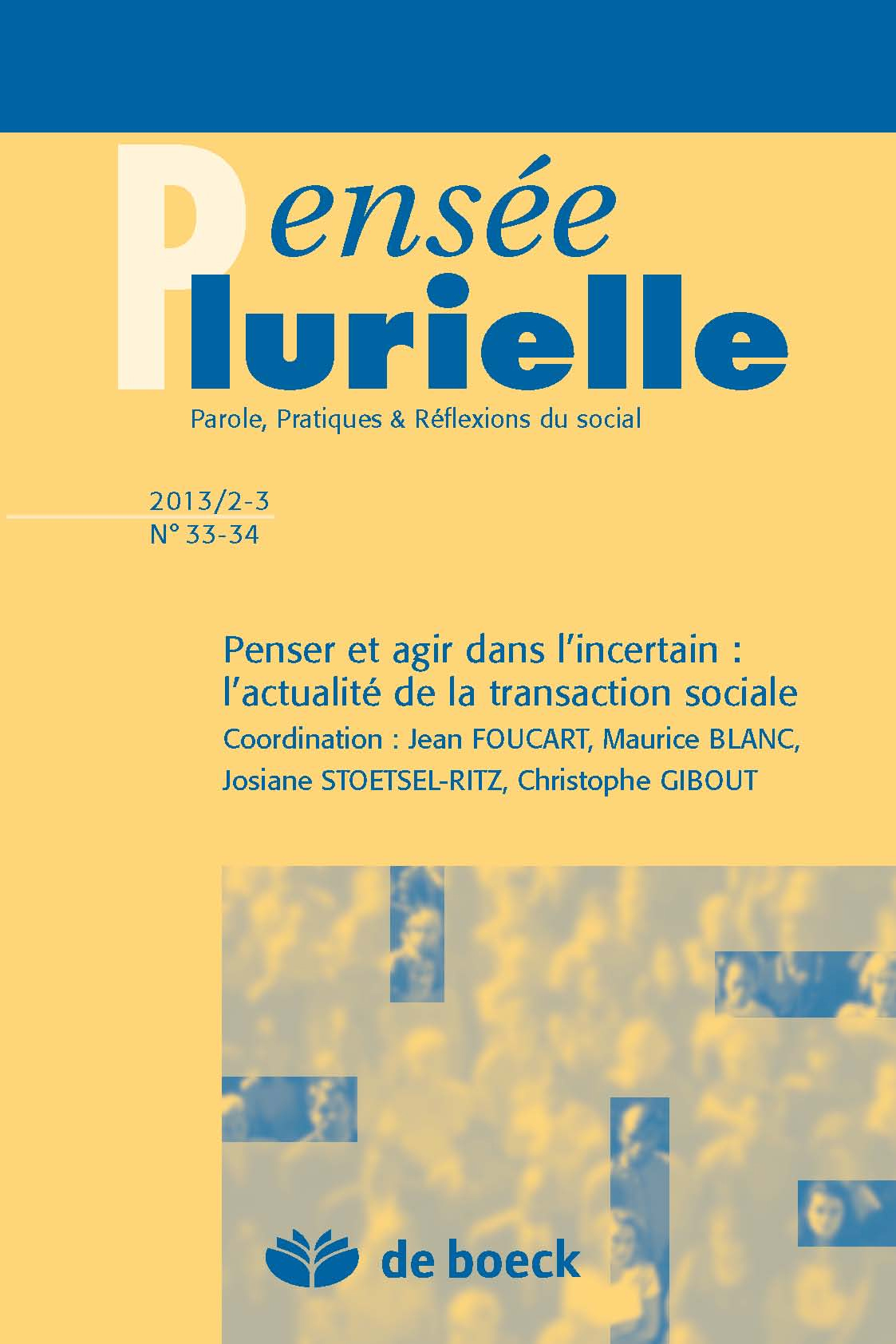 PENSEE PLURIELLE 2013/2-3 N.33