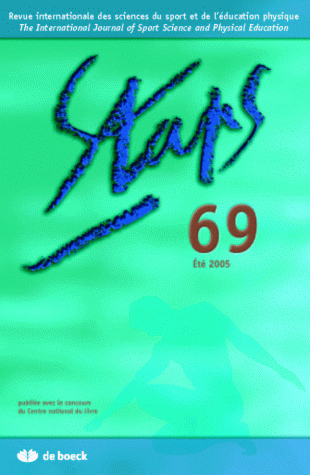 STAPS 2005/3 N.69 AUTOMNE 2005