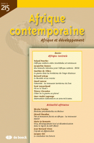 AFRIQUE CONTEMPORAINE 2005/3 N.215