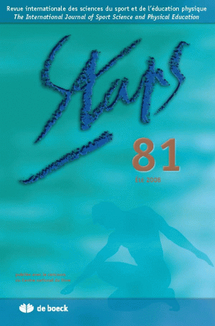 STAPS 2008/3 N.81 ETE 2008