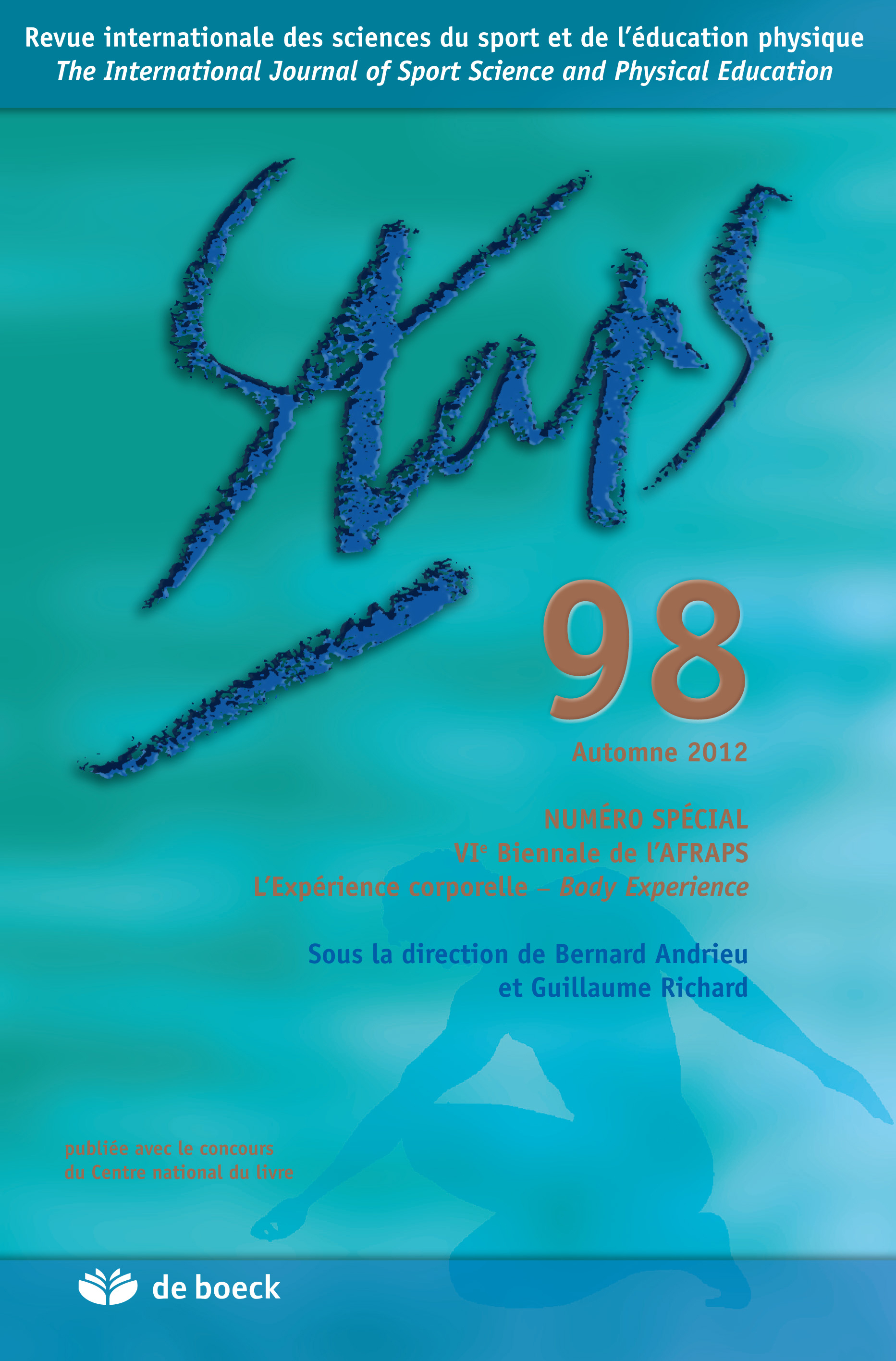 STAPS 2012/4 N.98 AUTOMNE 2012 NUMERO SPECIAL 4E BIENNALE AFRAPS