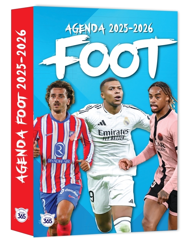 Agenda scolaire 2025-2026 Foot