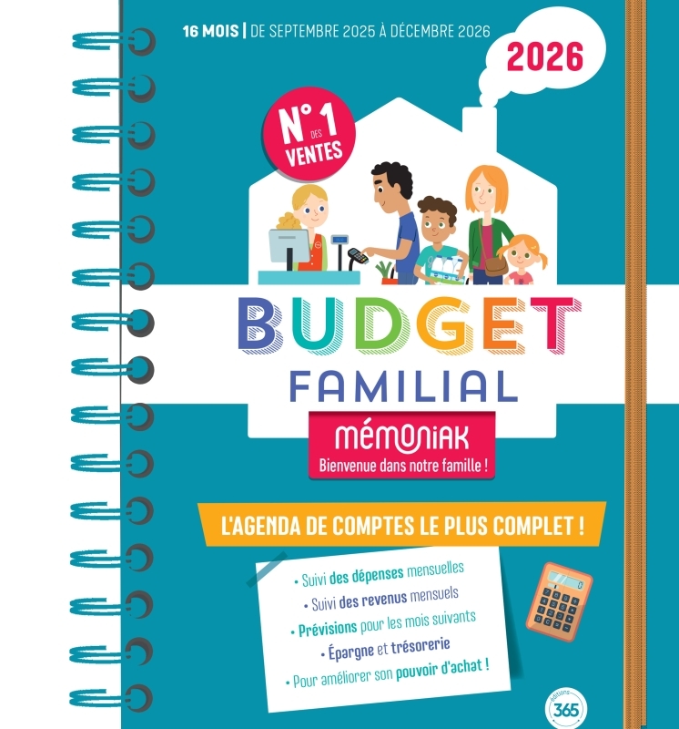 Budget familial Mémoniak, sept. 2025 à déc. 2026 - le plus complet