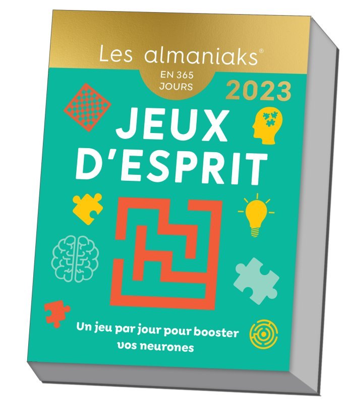 Calendrier Almaniak Jeux d'esprit 2023 : 1 jeu par jour