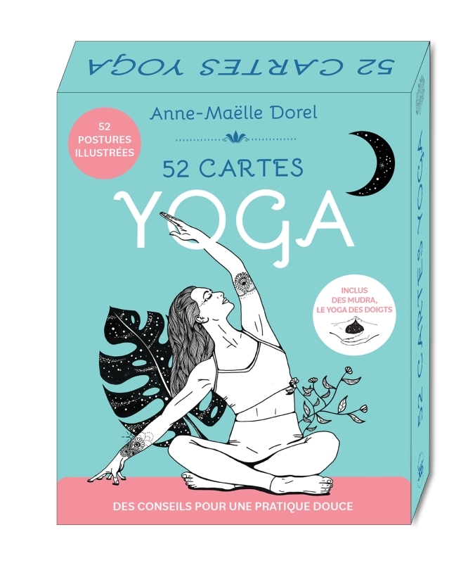 52 cartes yoga - 52 postures illustrées pour un flow personnalisé