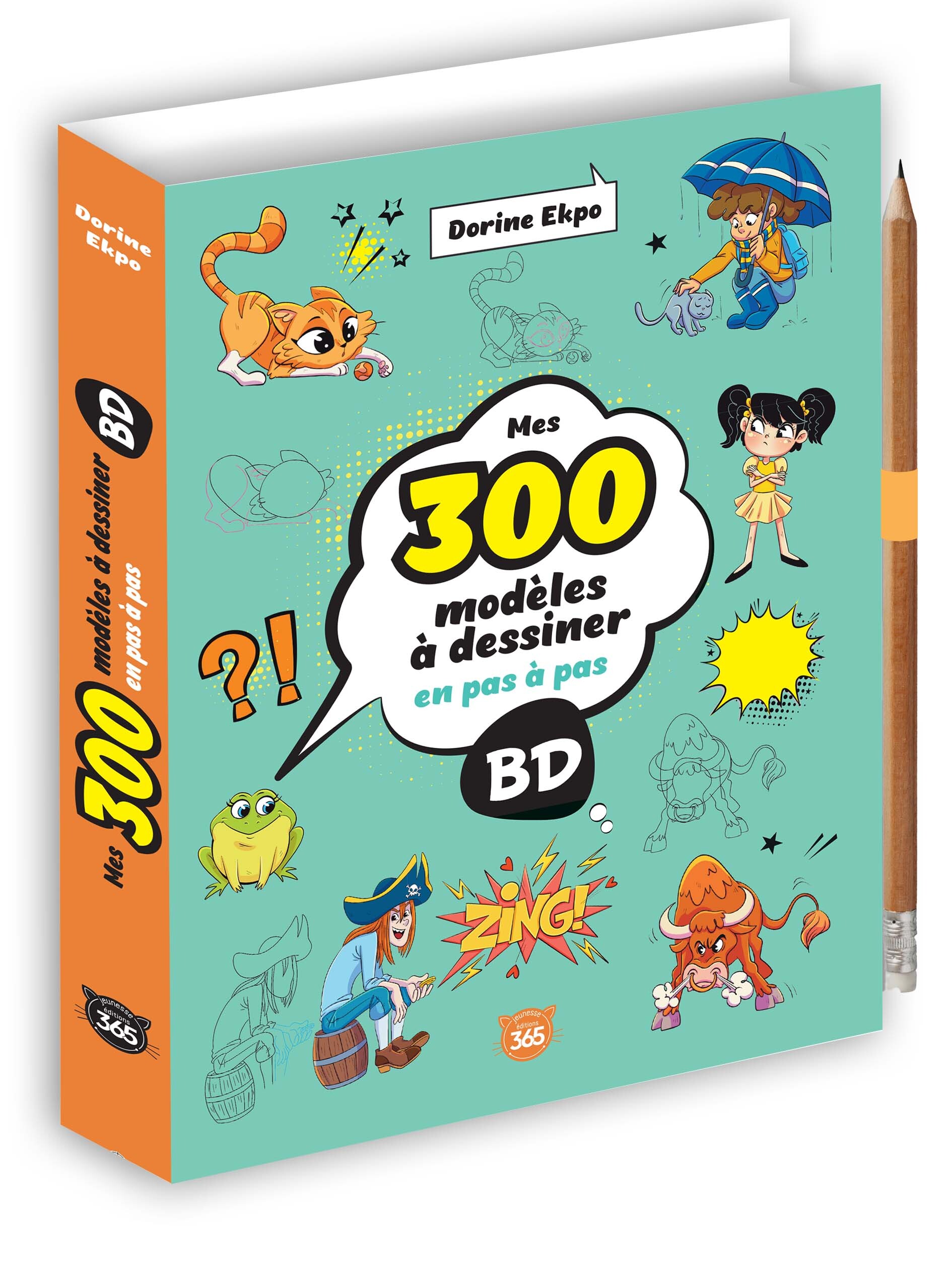 Mes 300 modèles à dessiner en pas à pas - BD