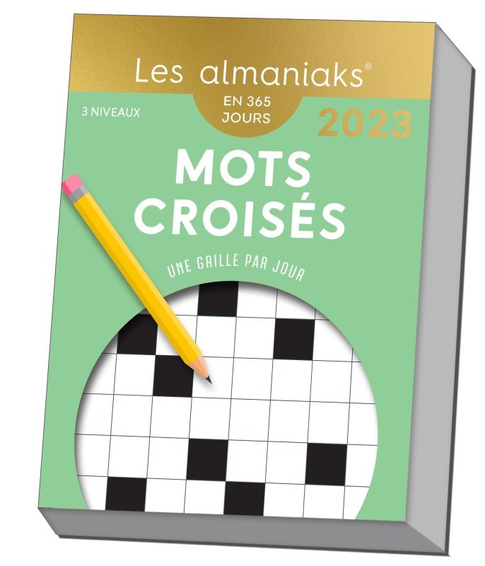 Calendrier Almaniak Mots croisés 2023 : 1 grille par jour