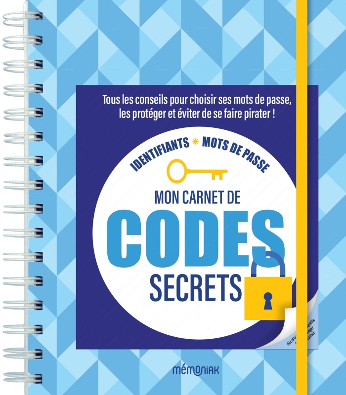 Mon carnet de codes secrets Mémoniak