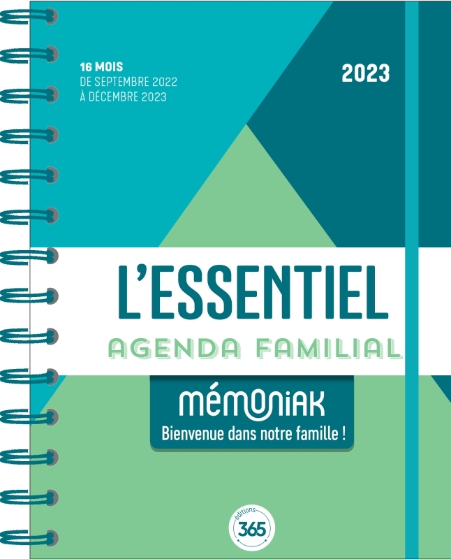 Agenda familial L'Essentiel Mémoniak 2023