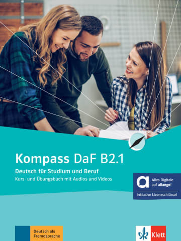 Kompass DaF B2.1 - Livre + cahier d'exercices hybride