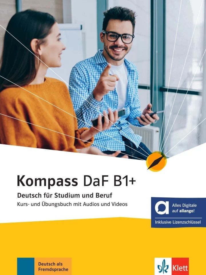 Kompass DaF B1+ - Livre + cahier d'activités hybride