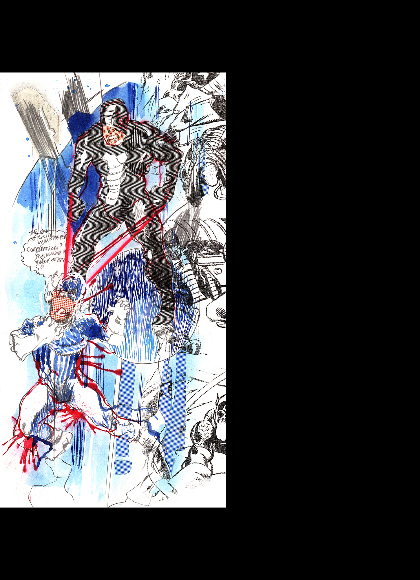 JACK KIRBY WALKED TROUGH BROKEN PORTICOES