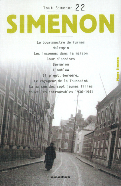 Tout Simenon tome 22 (centenaire)