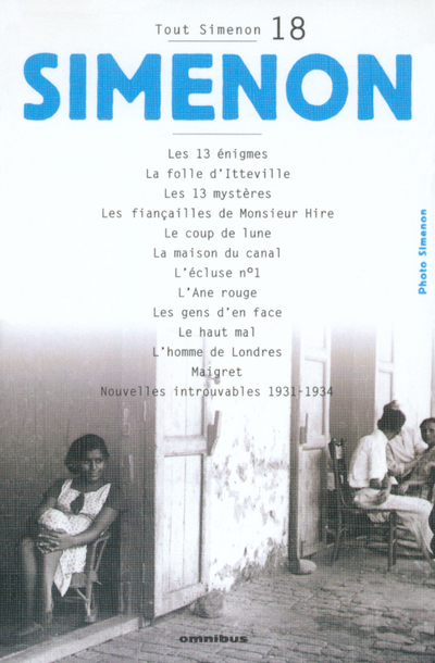 TOUT SIMENON T18 CENTENAIRE