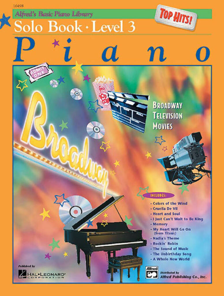 ALFRED'S BASIC PIANO LIBRARY TOP HITS SOLO BOOK 3 - PIANO