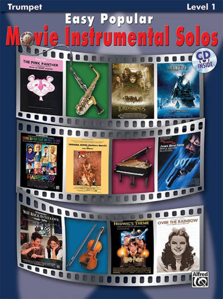 EASY POPULAR MOVIE INSTRUMENTAL SOLOS TROMPETTE, CORNET OU BUGLE - AVEC SUPPORT(S) EN LIGNE