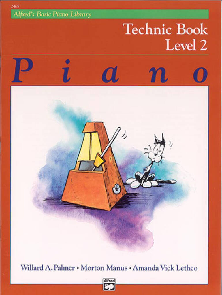 ALFRED'S BASIC PIANO LIBRARY TECHNIC BOOK LEVEL 2 - PIANO