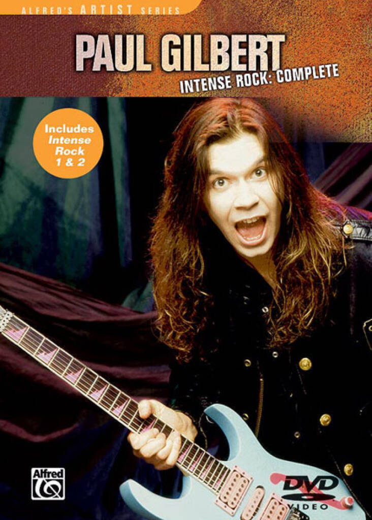 DVD : PAUL GILBERT : INTENSE ROCK - COMPLETE (INCLUDE INTENSE ROCK 1 & 2)