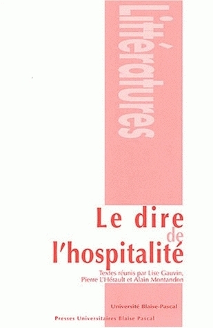 Le dire de l'hospitalité
