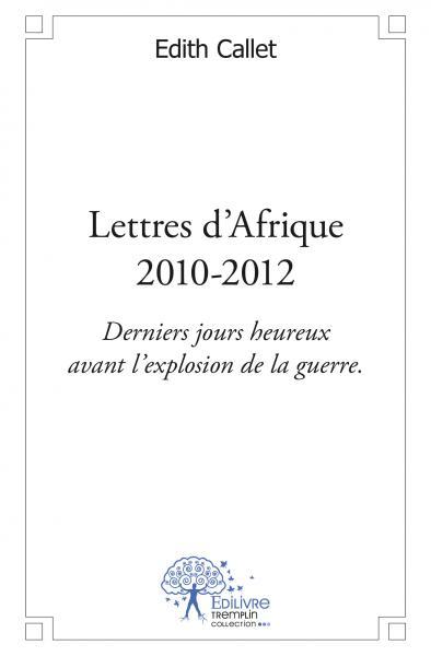 Lettres d'afrique - 2010 - 2012