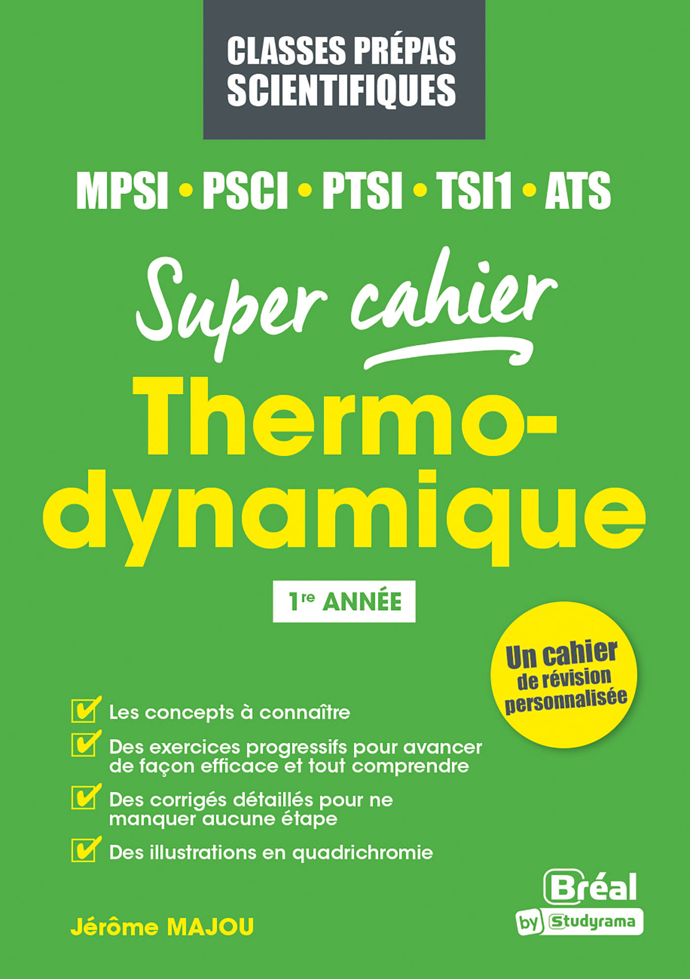 Thermodynamique MPSI, PSCI, PTSI, ATS 