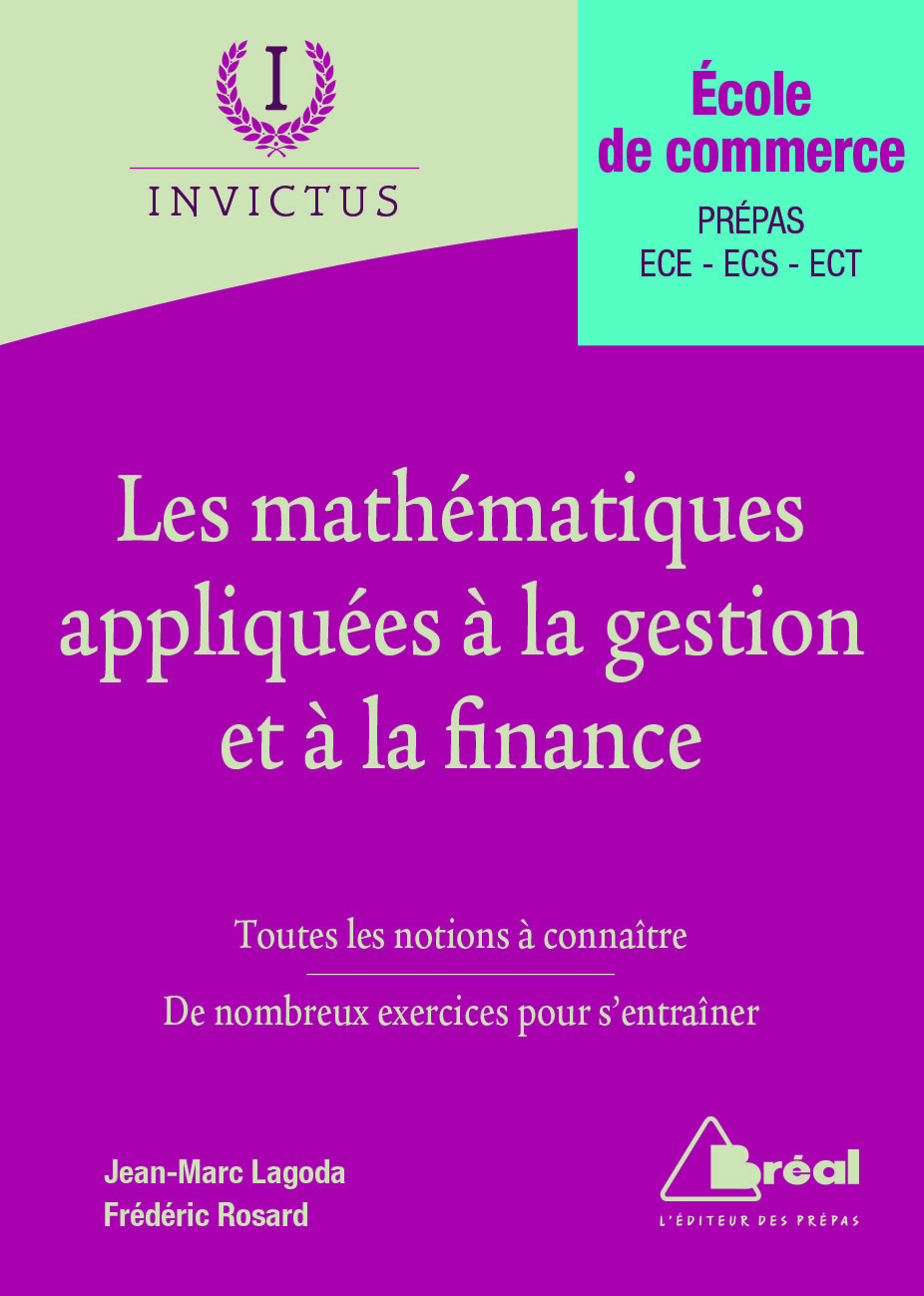 Les mathématiques appliquées à la gestion et à la finance
