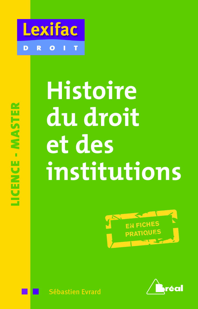 Histoire du droit et des institutions