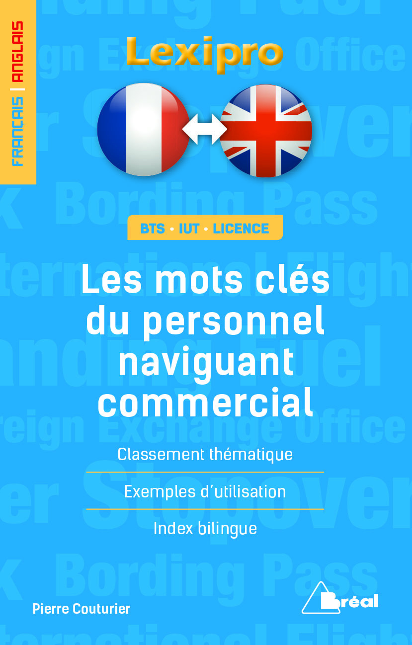 Les mots clés du personnel naviguant commercial (français/anglais)