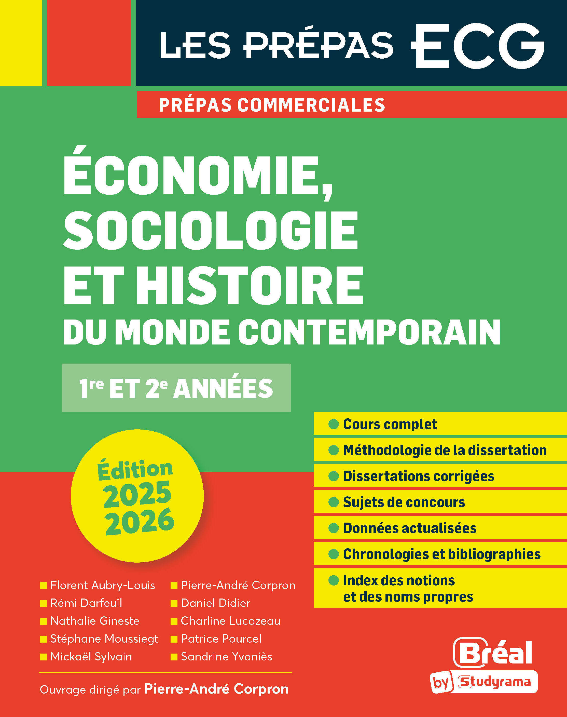 Économie, sociologie et histoire du monde contemporain 2025-2026