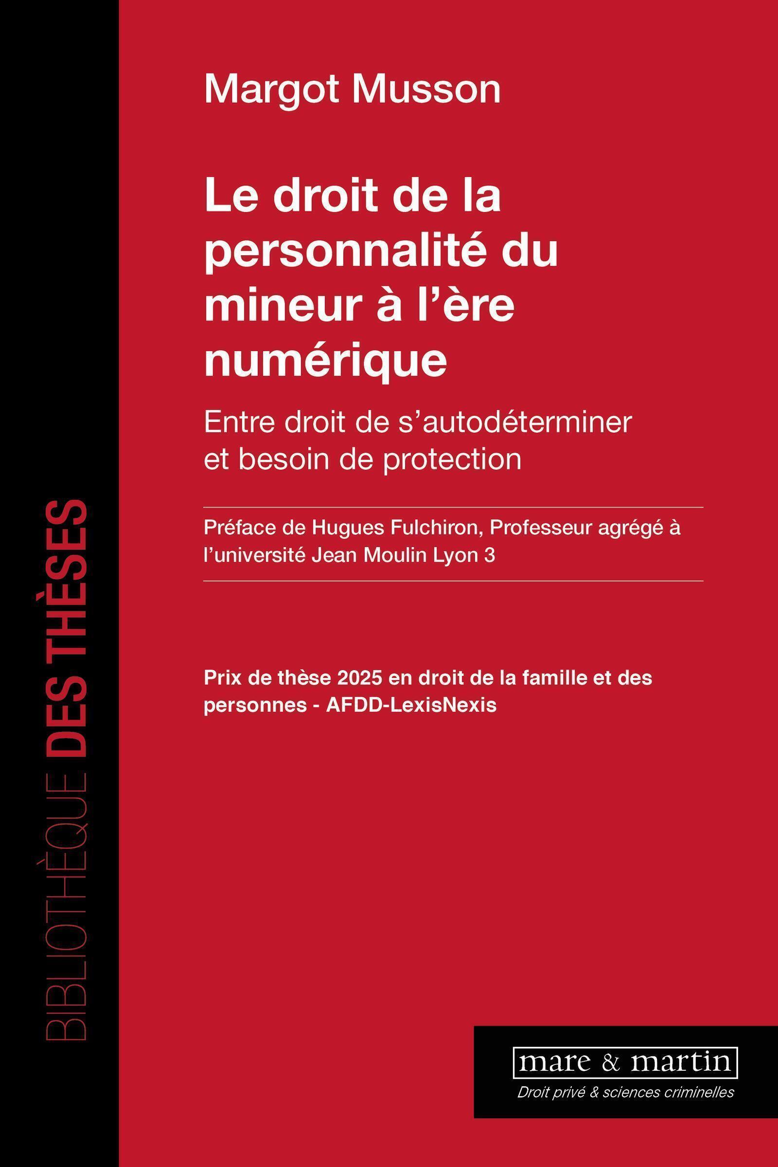 Le droit de la personnalité du mineur à l'ère numérique