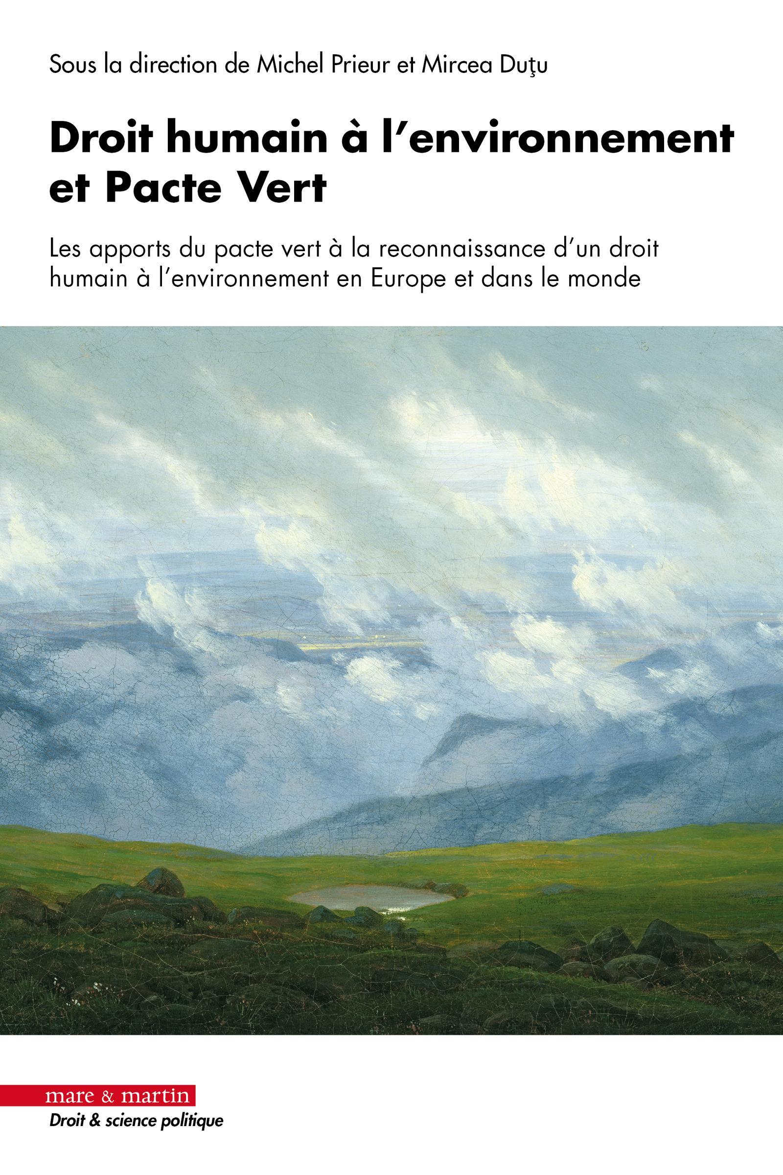 Droit humain à l'environnement et pacte vert