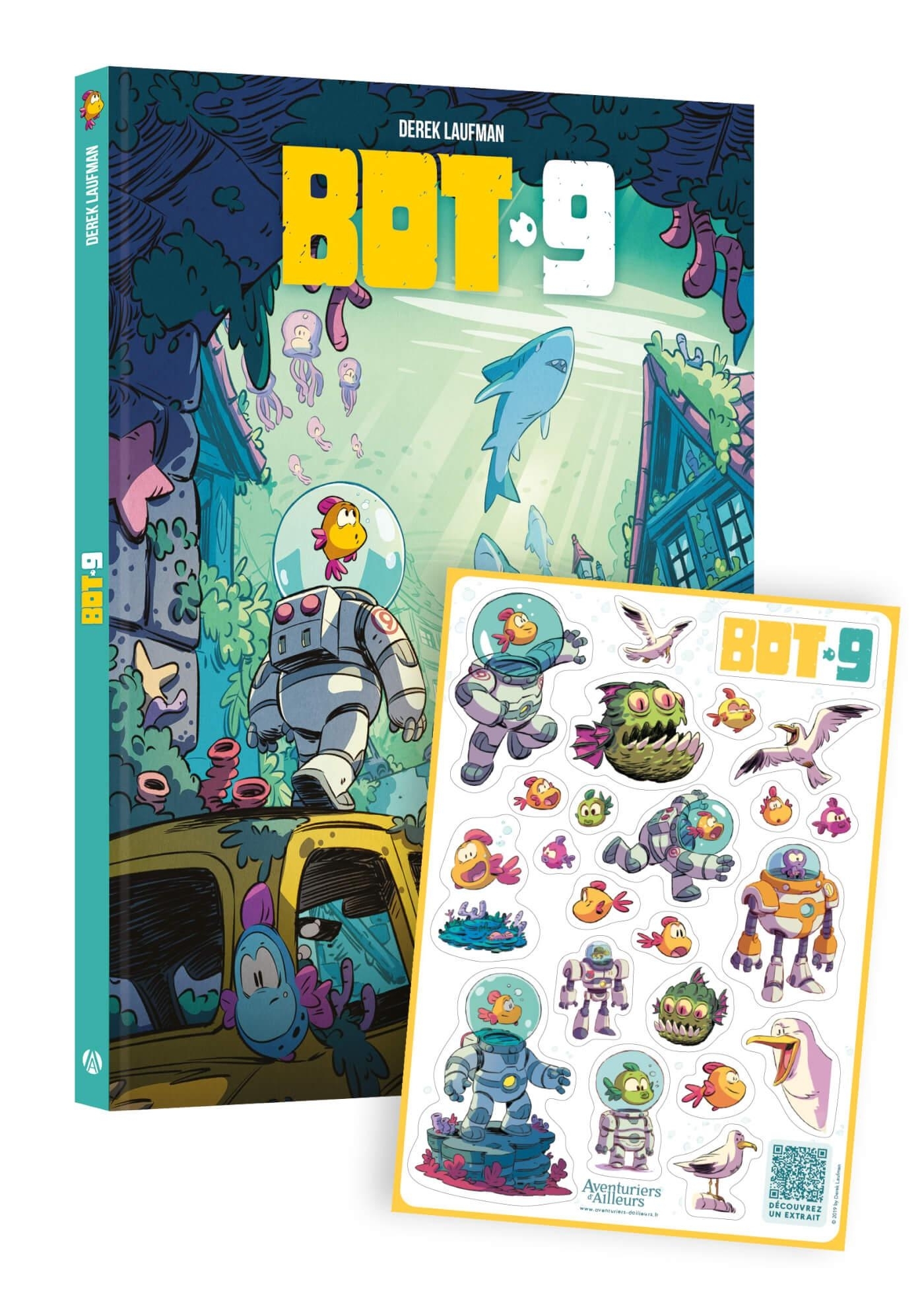 Bot-9 - tome 01 + 1 planche de sticker - édition limitée