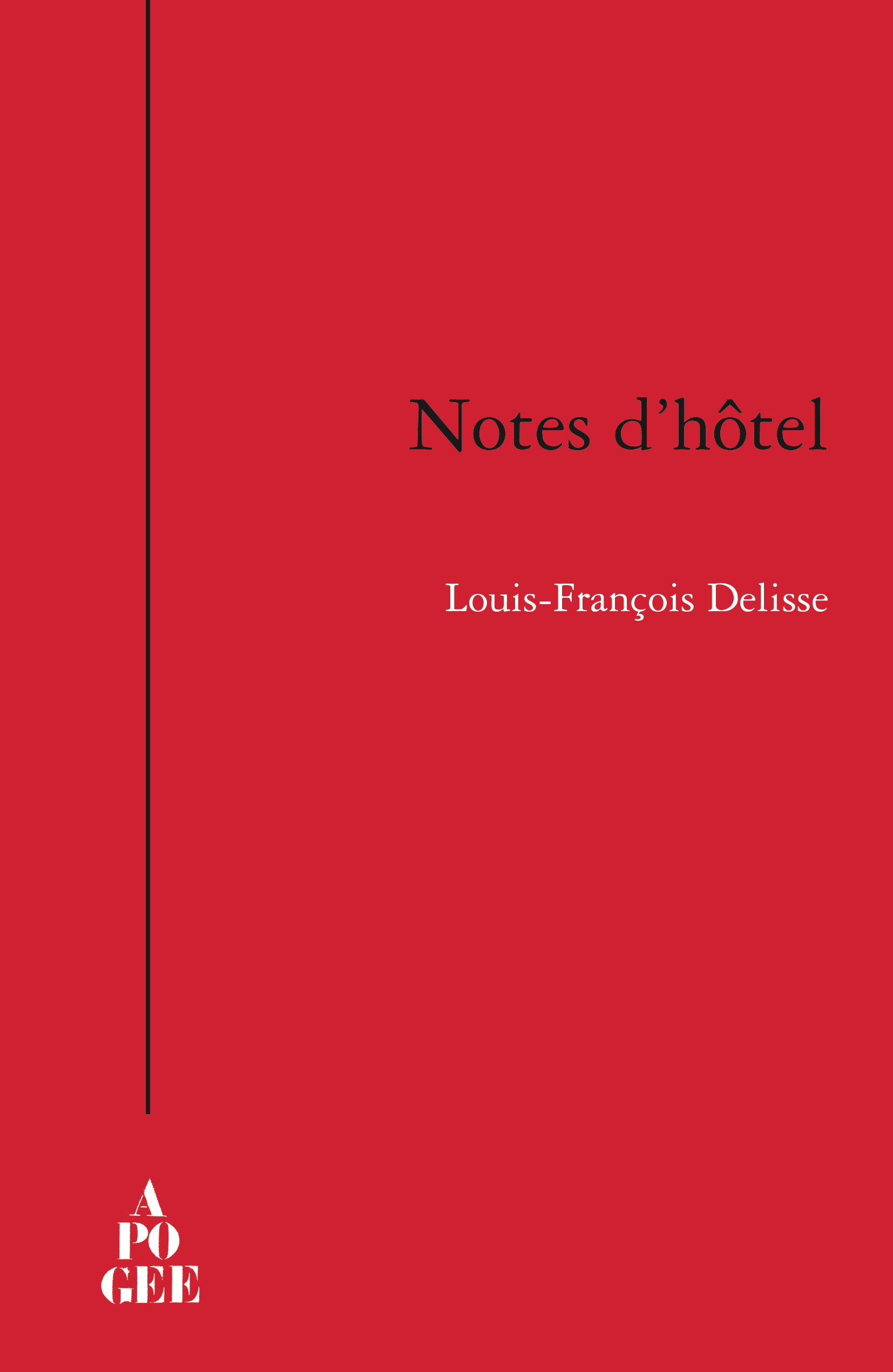 Notes d'Hôtel